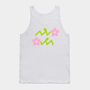 Floral Aquarius Tank Top